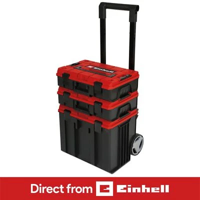 Einhell Power Tool Case Tower Wheeled Storage Modular Cases Up To 120kg Weight