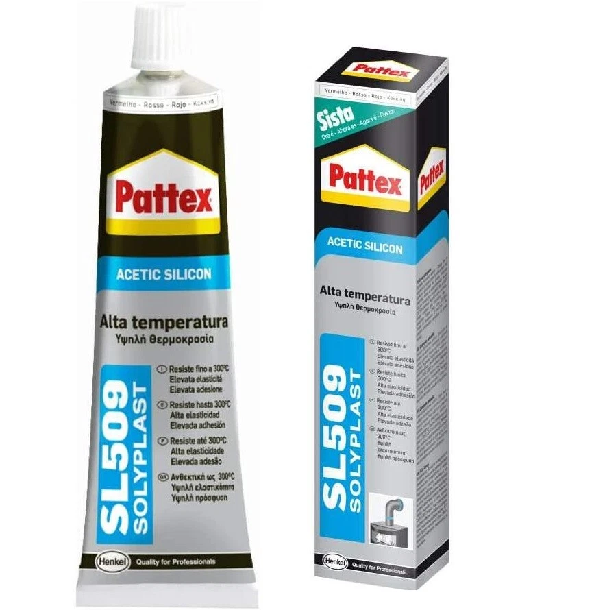 SILICONE PER ALTA TEMPERATURA 350° COLORE ross 70ml "PATTEX" 100% MADE IN ITALY - Immagine 1 di 1