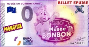 UEDE / MUSEE DU BONBON HARIBO / BILLET 0 € / NULL EURO-SCHEIN / 0 € 2015-1 - Picture 1 of 1