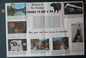 1960-70s Era Gatlinburg Pigeon Forge Tennessee Things to do Wax Museum placemat- - Picture 1 of 1