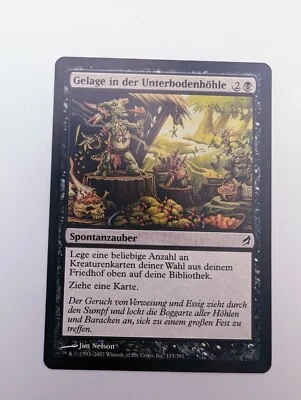 Magic the Gathering FOOTBOTTOM FEAST Lorwyn MTG DE GELAGE IN DER UNTERBODENHOHLE - Image 1 of 2