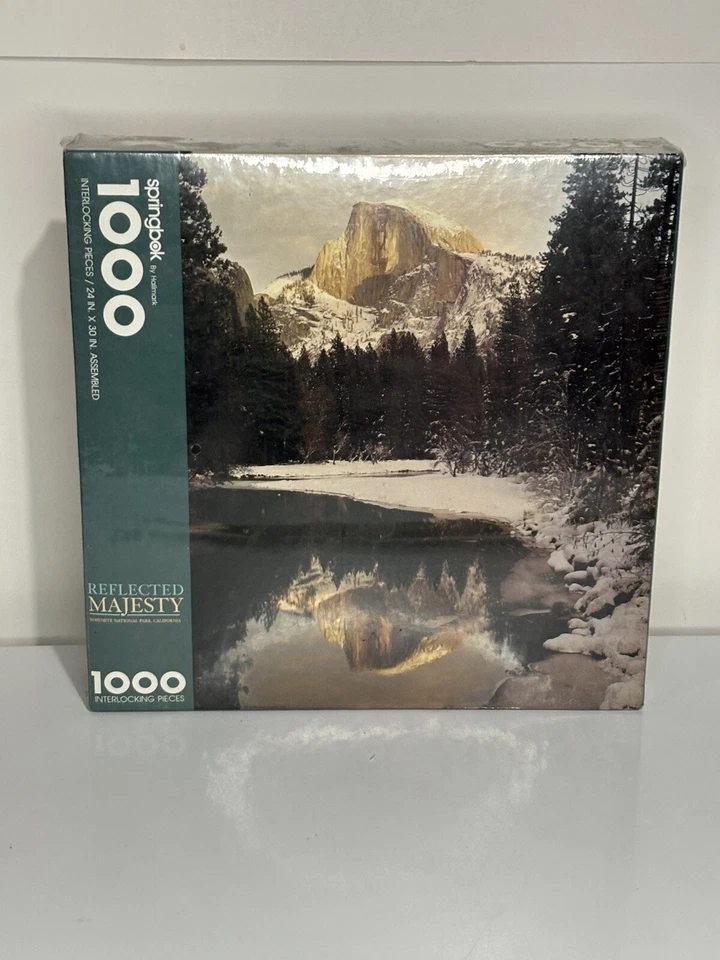 NEW Springbok Nature Jigsaw Puzzle "Reflected Majesty" Yosemite 1000 Piece 24x30 - Image 1 of 1