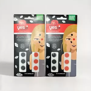 Yes to Tomatoes Zit Zapping Dots per pelle soggetta a rottura 24 Dots (Lotto di 2) - Foto 1 di 2