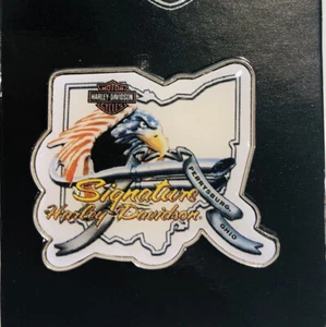 Pin Harley Davidson de Perrysburg Ohio Signature - Imagen 1 de 2
