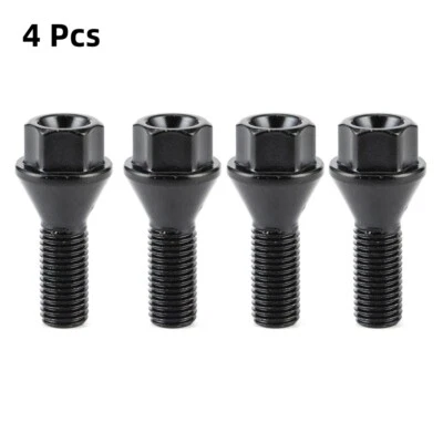 4× M12x1.5 Wheel Lug Bolts 36136781150 For BMW 1 3 5 6 7 Series E46 E90 E39 E60 - Imagem 1 de 4