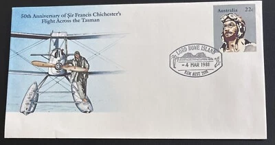 Australia PSE 1981 50th Anniv. of Sir Francis Chichester’s Flight Across Tasman - Image 1 of 4