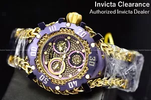 RARE Invicta Gladiator Women Diamond Purple Dial Label Quartz Watch 138 Diamonds - Picture 1 of 14