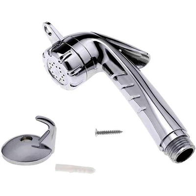 ABS Duschkopf Handbrause 2Zoll Camping Boot WC Chrom Wasserhahn - Bild 1 von 2