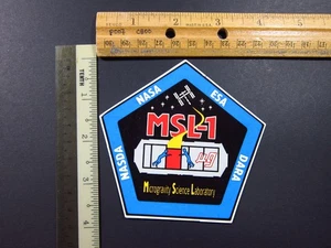 NASA MSL-1 Sticker Japan NASDA Europe ESA Microgravity Laboratory Space Shuttle - Picture 1 of 2