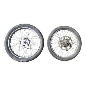 2x Moped Wheel Sachs/Zündapp 16 +17 Inch With Drum Brake & Sprocket Orginal - Picture 1 of 14