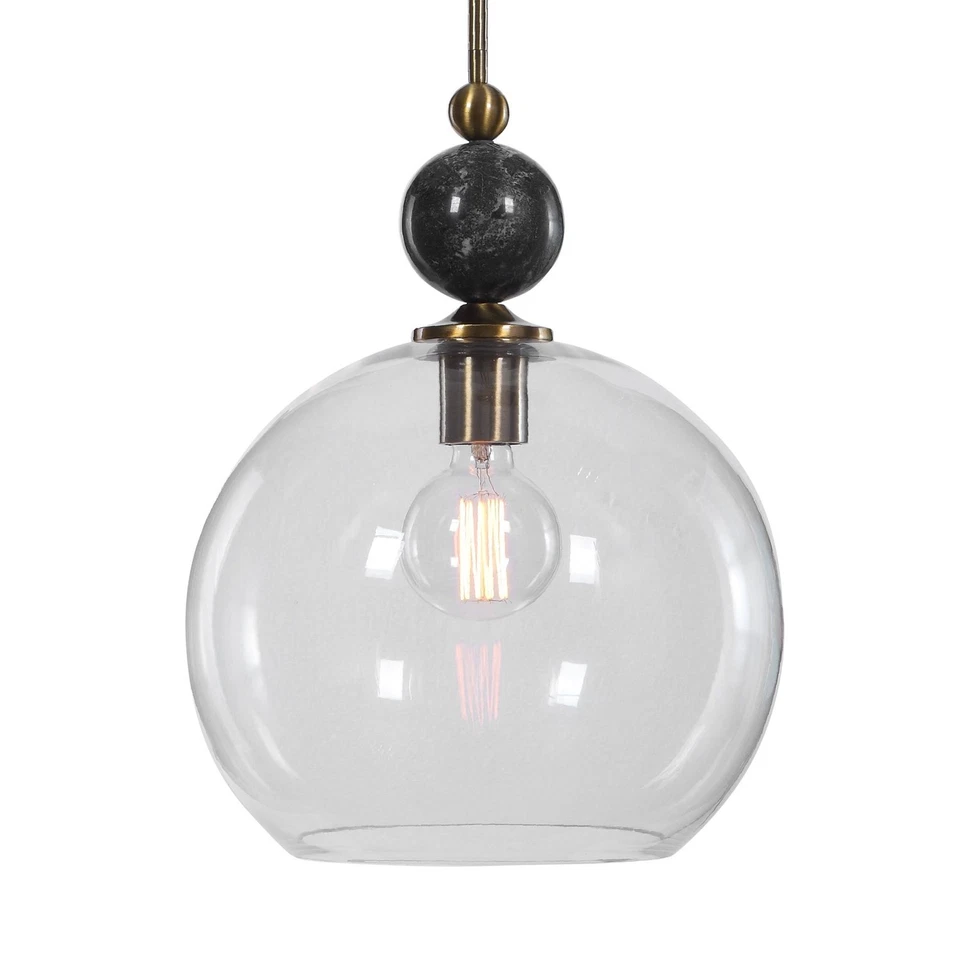 Colgante de cristal Uttermost Mendota 1 luz Foto 1 de 1