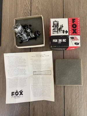 FOX 36 RC 23600 Model Airplane Engine w/Original Box & Manual +FAST SHIPPING! - Image 1 of 4