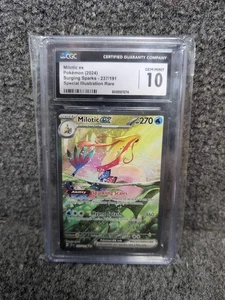 CGC 10 Carte Pokemon Milotic ex 237/191 SIR Scintille Urgenti SSP - Foto 1 di 2