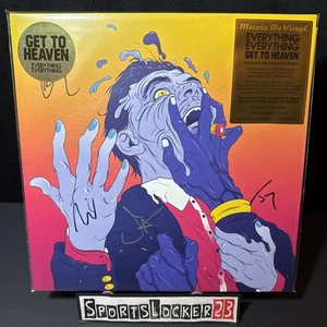 Everything Everything Get To Heaven Pink Purple Vinyl 10th Anniversary *SIGNED* - Picture 1 of 10
