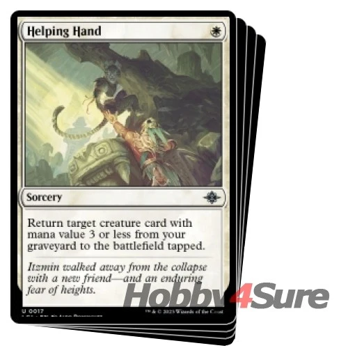 Helping Hand X4 M/NM Magic: The Gathering MTG The Lost Caverns Of Ixalan - Image 1 of 1