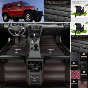 For Hummer H3 Car Floor Mats Custom Luxury Waterproof Auto Liners Carpets - Imagen 1 de 25