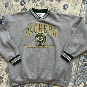 Lee Sport Green Bay Packers Crewneck Pullover Sweatshirt NFL Large Vintage NFC - Picture 1 of 4