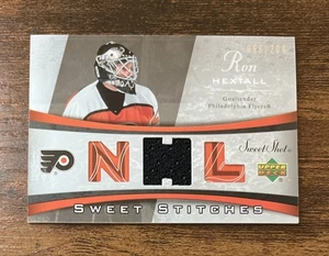 2006-07 UD Sweet Shot Sweet Stitches Game Used Jersey #SS-RH  /200 Ron Hextall - Picture 1 of 2