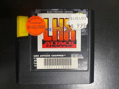 LHX Attack Chopper - Sega Genesis - Electronic Arts - Acceptable Condition - Image 1 of 2