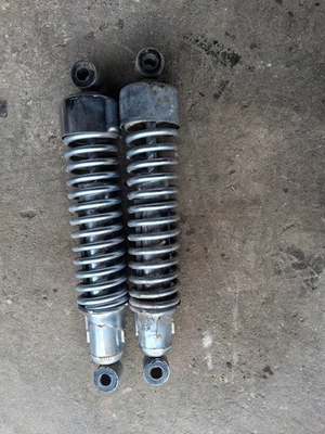 1980 Harley Ironhead Sportster XLH 1000 Rear Suspension Shocks Coils Springs - Image 1 of 3