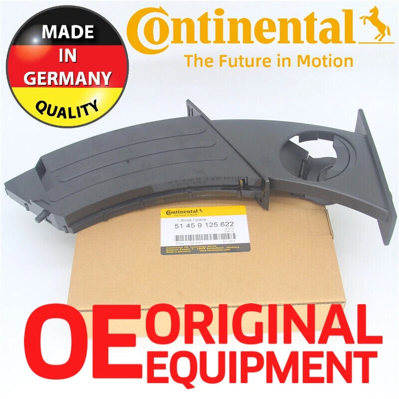 Portavasos delantero izquierdo negro lado conductor para BMW 525i 528i 530i 535i 545i 550i M5 Foto 1 de 4