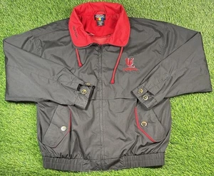 Vintage University Of Lafayette Ragin Cajuns Windbreaker Jacket Sz L 90s Y2K - Picture 1 of 17