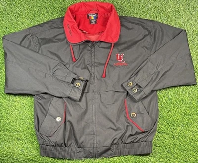 Chaqueta cortavientos vintage University Of Lafayette Ragin Cajuns talla L años 90 Y2K Foto 1 de 4