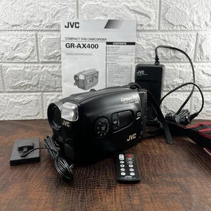 JVC Compact VHS Camcorder Gr-ax400 AS NEW Remote, Charger, Battery And MORE - Picture 1 of 18