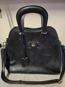 Black Leather Handbag/Shoulder bag - Picture 1 of 1