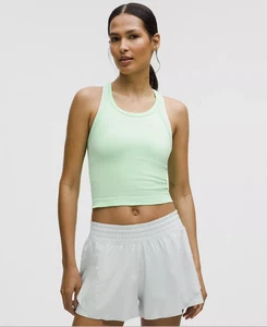 Camiseta sin mangas Lululemon Swiftly Tech recortada espalda deportiva 2.0, estilo #LW1FAPS, talla 8 - Imagen 1 de 8