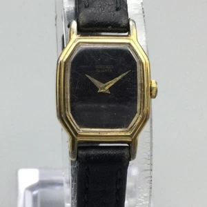 Reloj Seiko Vintage Mujer Octagon 2C20-5760 Correa Cuero Batería Nueva - Imagen 1 de 15