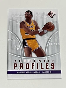 2008-09 SP Authentic Basketball Profiles - Kareem Abdul-Jabbar - Lakers - Picture 1 of 2