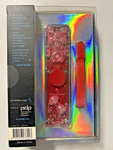Pdp Afterglow AW.1 Remote For Wii Red Wiimote Controller Sealed NEW CIB - Picture 1 of 3