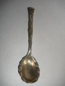 ANTIKER TIFFANY & CO STERLINGSILBER REBE ZUCKERSCHALE FRÜCHTE BLUMEN LÖFFEL KÜRBIS - Bild 1 von 5