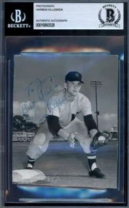 Harmon Killebrew Beckett BAS Signed Vintage 1950's Photo Autograph - Picture 1 of 2