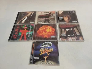 7 CD Music Lot Complete Rap 2Pac Eminem Dr. Dre Scarface The Darkness - Picture 1 of 22
