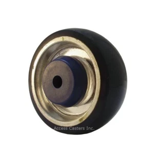 4DPA41 4" x 1-1/4" Polyurethane on Aluminum Wheel, 420 lbs Capacity, 9/16" Hub - Picture 1 of 1
