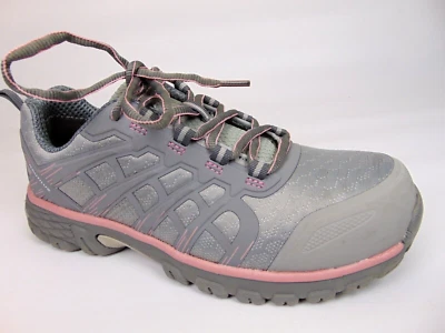 鹦鹉螺女式 N1082 Stratus 安全鞋头工作舒适鞋 7.5 码宽灰色 — 第 1/4 张图片