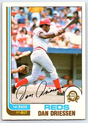 1982 O-Pee-Chee **C** Dan Driessen Cincinnati Reds #373 - Image 1 of 2