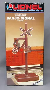 LIONEL #6-12709 Operating Banjo Crossing Signal, C10 NIB - Picture 1 of 3