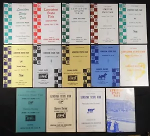 LEWISTON STATE FAIR, MAINE - 14 Consecutive Program & Premium Lists 1963-1976 - Picture 1 of 12