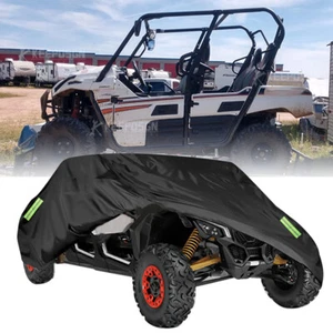 Cubierta de almacenamiento UTV impermeable lluvia UV exterior para Kawasaki Mule PRO FXT DXT - Imagen 1 de 8