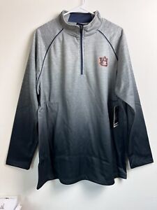 Auburn Tigers Pullover Sweater Xlarge Colosseum Sitwell Sublimated Quarter Zip