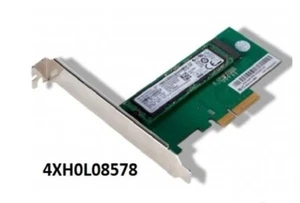 LENOVO 00XG017 M.2 SOLID STATE DRIVE ADAPTER 4XH0L08578 W/ 128GB SS - Picture 1 of 1
