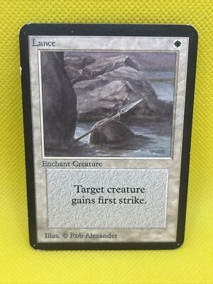 Lance - Vintage Magic the Gathering MTG Alpha NM | 1993 - Image 1 of 4