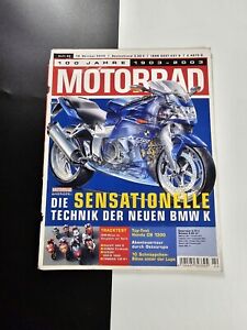 Motorrad Magazin Zeitschrift - BMW K - Honda CB 1300 - 10. Oktober 2003