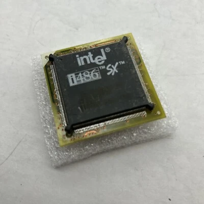 Procesador CPU INTEL 486SX 25mhz A80486SX-25 1989 de colección PGA SX673 SX683 Foto 1 de 4