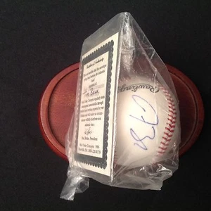 Cincinnati Reds Tim Belk Autographed Signed Rawlings Baseball - Foto 1 di 4