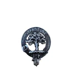 Clan Crest Pewter Cap Badge Brooch Only £17.99 - Picture 1 of 4