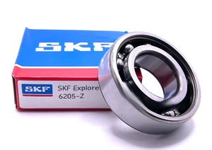 SKF 6205 Z RODAMIENTO RÍGIDO DE BOLAS, METAL BLINDADO UN LADO ABIERTO 25x52x15 mm - Imagen 1 de 3